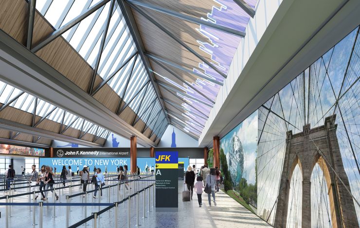 Renderings of JFK Airport's New Terminal One